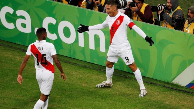 Guerrero lidera o Peru na final da Copa América