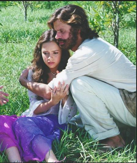 Sandy e Marcos Winter em uma cena de 'Estrela-guia': eles viveram pai e filha