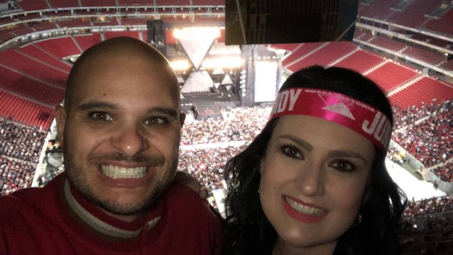 Para Luciana Maciel, de 37, e Eduardo Garcia, de 35, o show em Brasília foi 'Inesquecível'