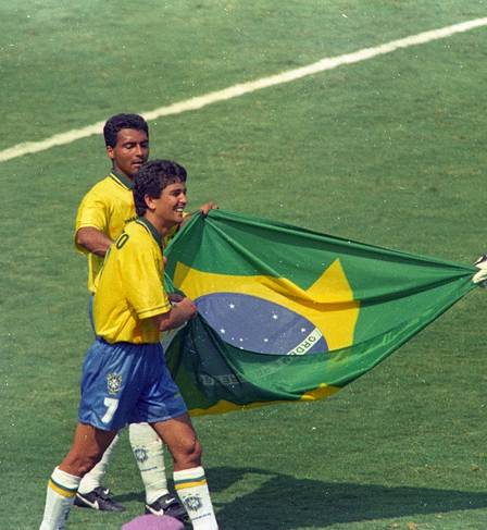 Romário e Bebeto na final da Copa de 94