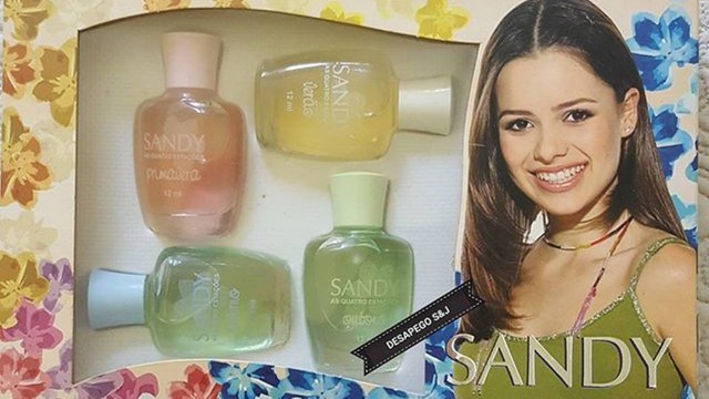 O álbum "As quatro estações" deu nome à coleção de perfumes da Sandy