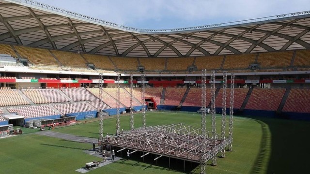 A Arena da Amazônia vai receber o show de Sandy e Junior no próximo sábado