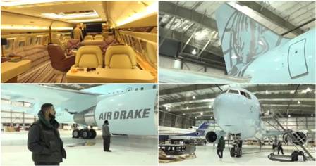 Drake vem ao Brasil com seu ‘AirDrake’, um boeing de R$ 400 milhões