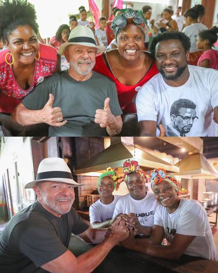 Lula visita Quilombo em Paraty