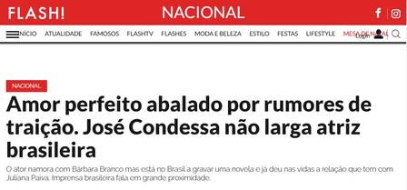 Imprensa portuguesa destaca os rumores de romance entre Condessa e Juliana Paiva
