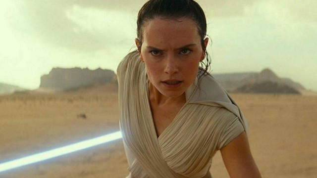 Daisy Ridley em cena do filme "Star Wars - A ascensão Skywalker"