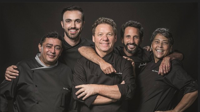 Batista, Leo Paixão, Claude Troisgros, José Avillez e Kátia Barbosa: mestres na arte de cozinhar