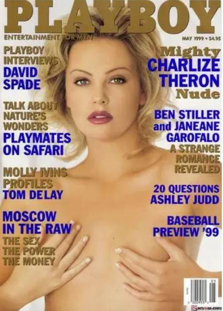 A atriz Charlize Theron foi estrela da capa em 1999