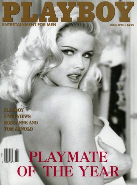 A modelo Anna Nicole Smith em 1993, 14 anos antes de sua morte
