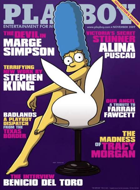 Marge Simpson foi capa em 2009