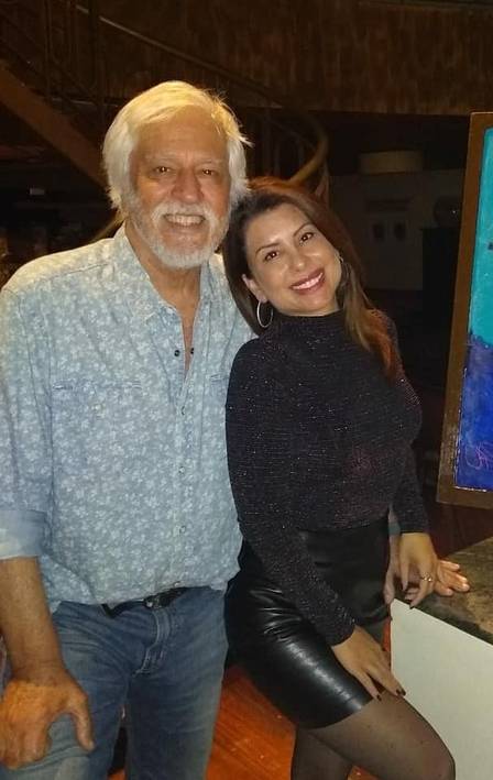 Nuno Leal Maia com a mulher, Monica Camilo