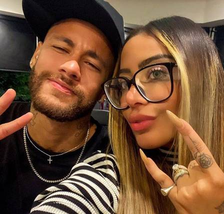 Neymar e a irmã, Rafaella