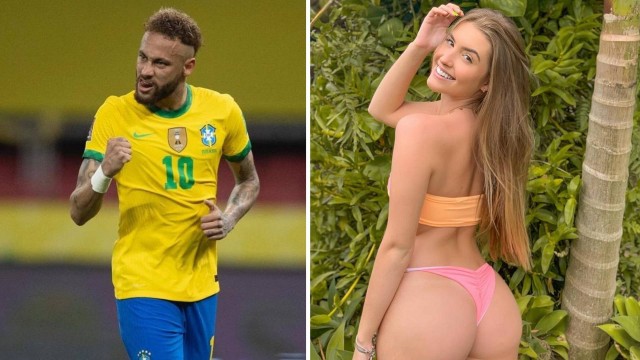 Hemilly Bellon, do Espírito Santo, assitiu ao jogo no Maracanã a convite de Neymar