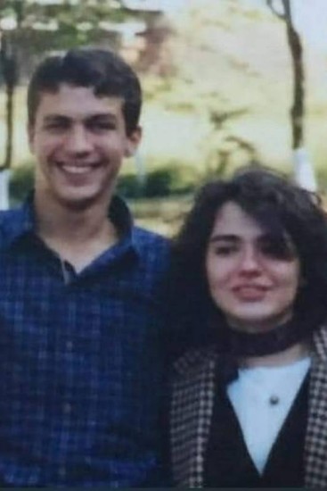 Pedro Dom com a irmã, Erika Grandinetti