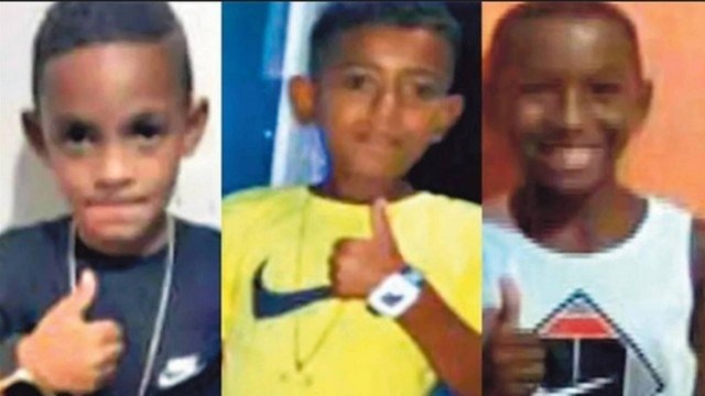 Lucas Matheus, Alexandre e Fernando Henrique estão desaparecidos desde 27 de dezembro de 2020