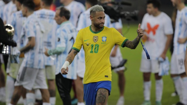 Neymar na final da Copa América