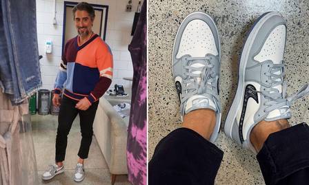 Marcos Mion usa tênis de R$ 11 mil da sua coleção na estreia no 'Caldeirão'