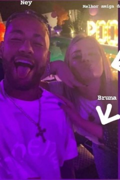 Neymar e Bruna Biancardi aparecem juntos em SP
