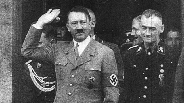 Imagem do especial sobre Hitler, no Eurochannel (28.01.2008)