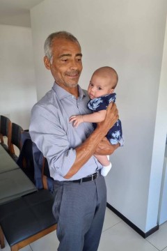 Romário e o netinho