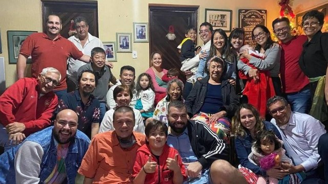Tiago Abravanel e irmãs passaram o último Natal com a família da avó materna