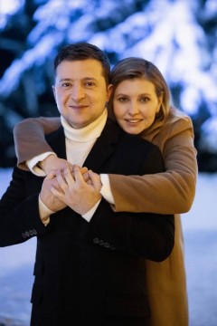 Volodymyr Zelensky e Olena Zelenska