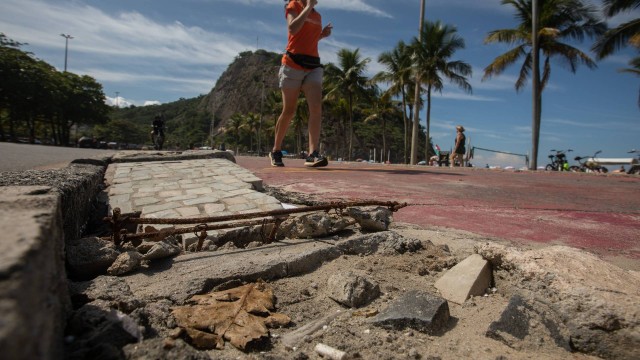 Obra de Burle Marx, calçadões em Copacabana têm falhas na cobertura de ...