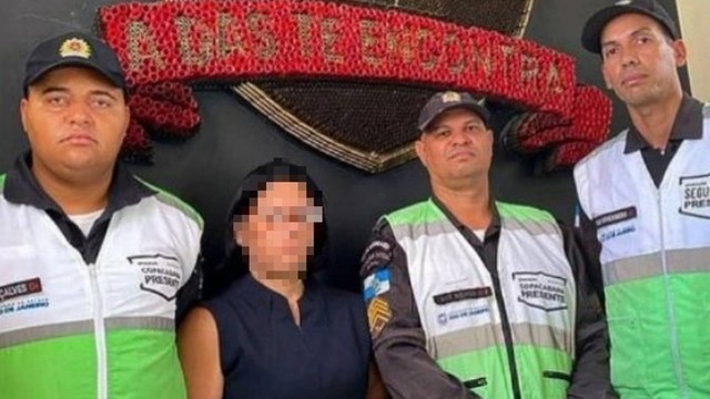 A vítima, que foi levada para a DAS por agentes da Operação Copacabana Presente