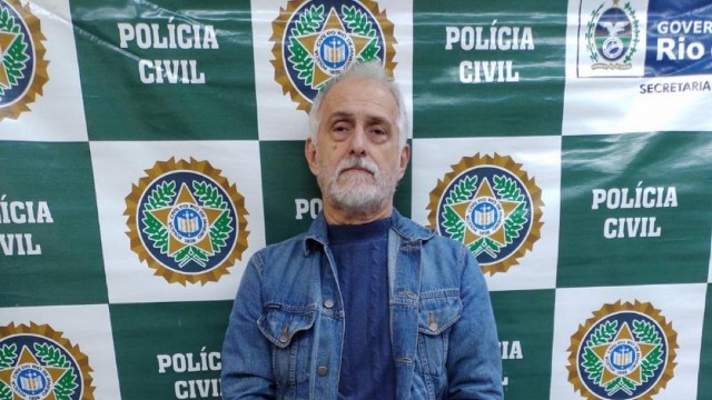 Cláudio foi preso em uma casa em Petrópolis