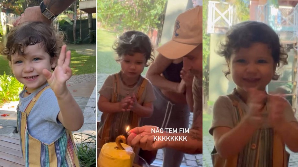 Filho de Giovanna Ewbank e Bruno Gagliasso, Zyan faz dois anos e ganha festinha em casa