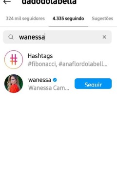 Wanessa Camargo e Dado Dolabella passam a se seguir no Instagram após retiro espiritual juntos