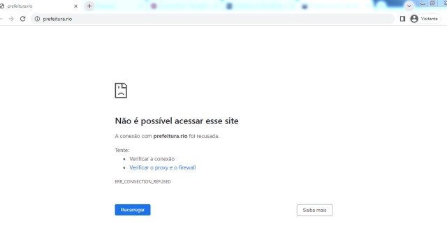 Ataque cibernético no site da prefeitura do Rio foi detectado na madrugada de segunda-feira (dia 15)