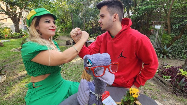 Bianca Pacheco e Carlos Henrique Luz: mãe e filho em lados opostos na eleição presidencial.