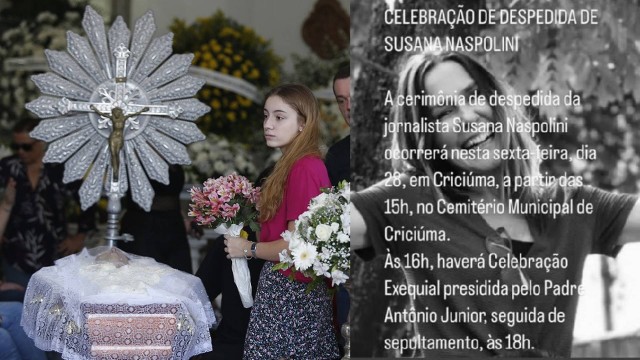 Julia, filha de Susana, fez convite a seguidores da mãe que moram em Criciúma: 'Quem puder ir...'