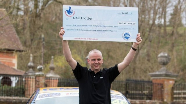 Neil Trotter ganhou R$ 664 milhões na loteria