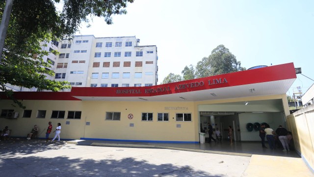 Fachada do Hospital estadual Azevedo Lima, em Niterói