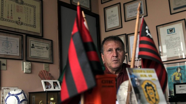 Zico, hoje técnico do Iraque: 'Não vejo mais os jogos do Flamengo como torcedor'