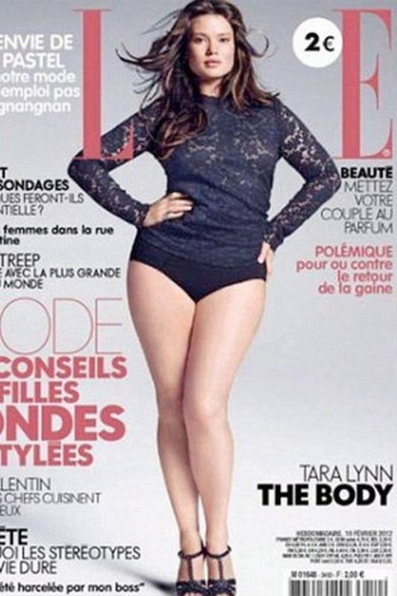 Tara Lyyn Modelo Plus Size Internacional é Capa Da Elle Francesa E é