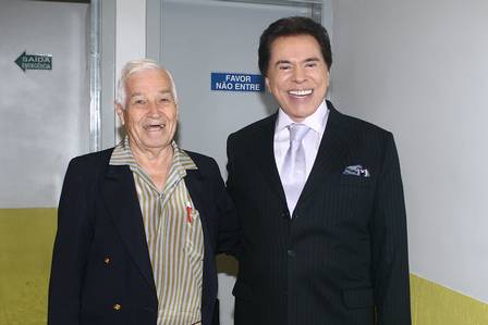 Jorge Assis e Silvio Santos - Foto: Roberto Nemanis/ Divulgação SBT