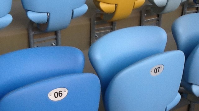 Assentos do Maracanã são numerados e retráteis
