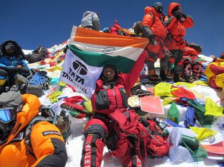 Arunima Sinha escalou a montanha