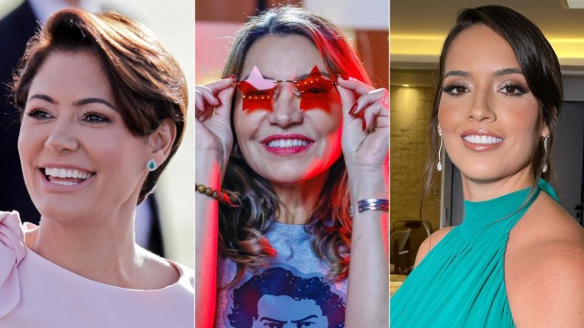Michelle Bolsonaro, Janja e Gisele Bezerra: mulheres dos principais candidatos a presidente da República entraram de vez na trincheira eleitoral