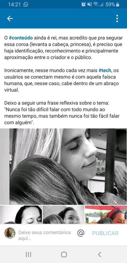 Jornalista carioca cria filtro no Instagram em que Sandy dá 'abraço': no LinkedIn, texto fala em 'abraço virtual'
