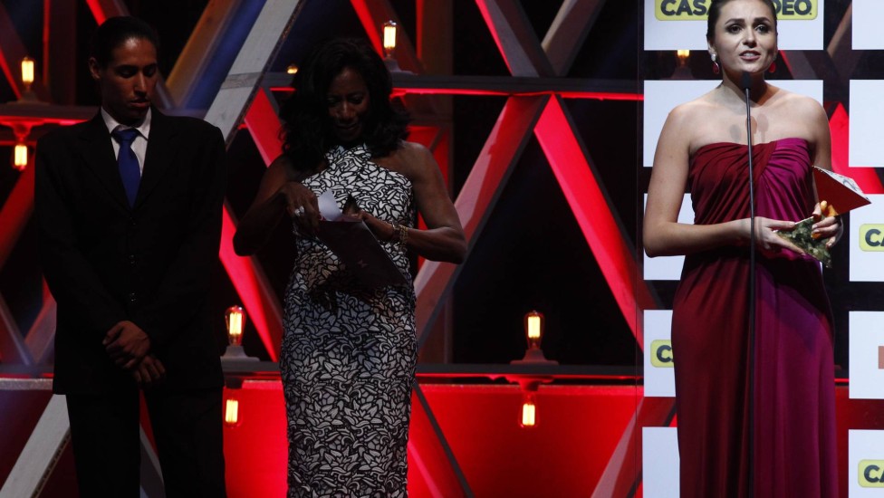 Monica Iozzi ganhou na categoria Apresentador(a) no Prêmio Extra de TV 2015