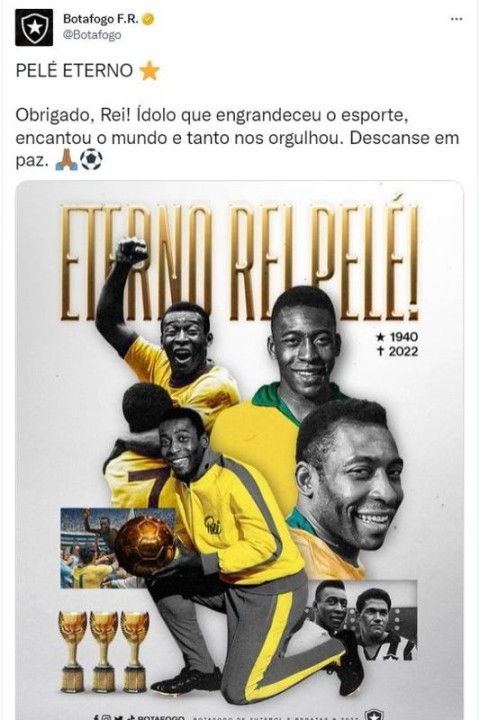 Rei Pelé nos deixa e parte com legado de magia no futebol