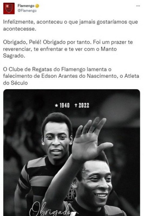 OBRIGADO PELE