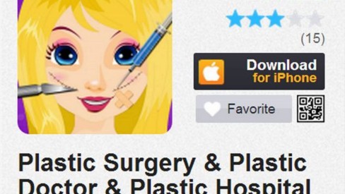 Aplicativo de cirurgia plástica para crianças? #EraSóOQueFaltava