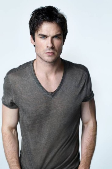 Foto: Ian Somerhalder, da série 'Diário de um Vampiro', e Chace