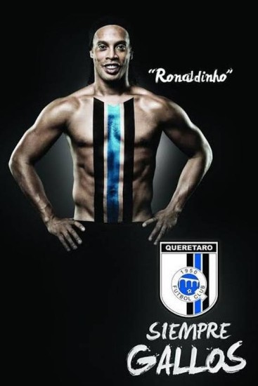 Ronaldinho no Grêmio? Cores do Querétaro são iguais às do clube