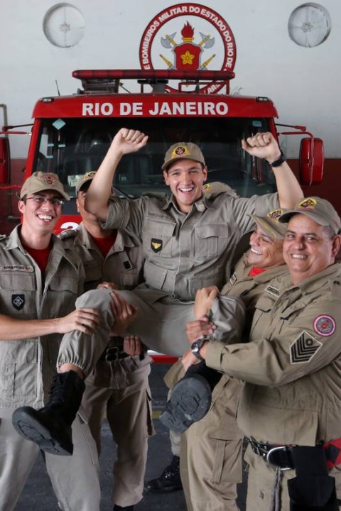 Corpo de Bombeiros do Rio leva mais cinco medalhas e quebra o